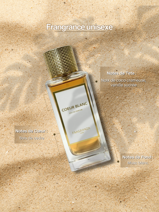 Coeur Blanc Fragranza - Eau de parfum unisexe